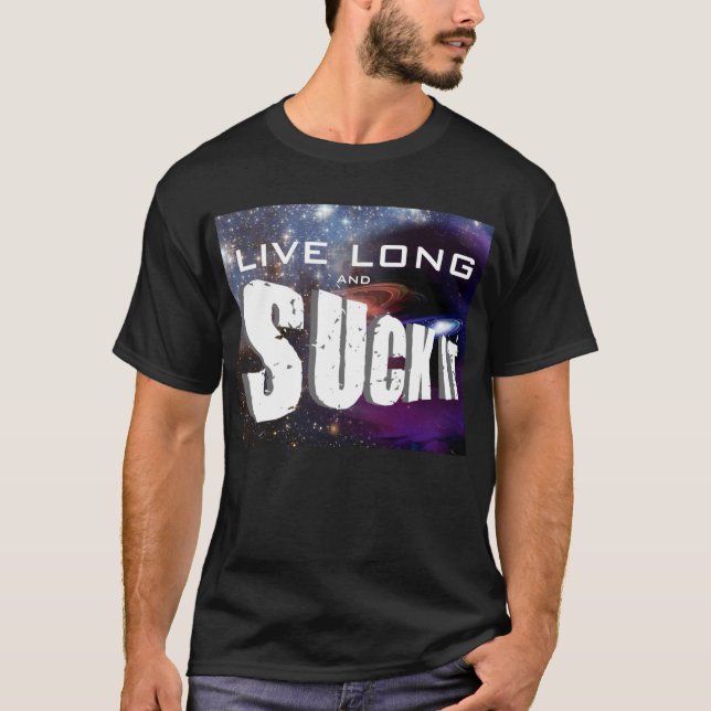 largos vivos y lo chupan camiseta (Anverso)