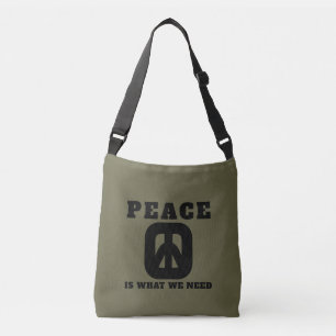 LARRYSTOTES PEACE (IWWN) Bolsa de cuerpo cruzado