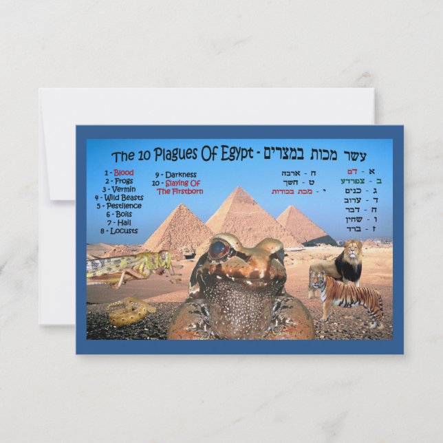 Las 10 Plagas De Egipto (Anverso)