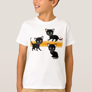Las 3 camisetas del niño de los gatitos