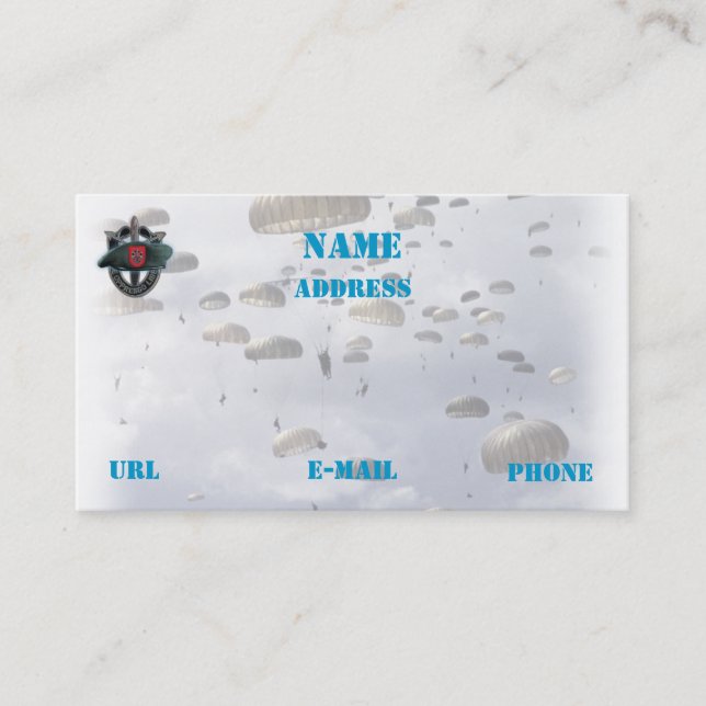 las 7mas fuerzas especiales agrupan la tarjeta de (Anverso)