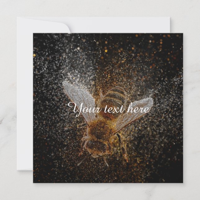 Las abejas caídas son mágicas (Anverso)