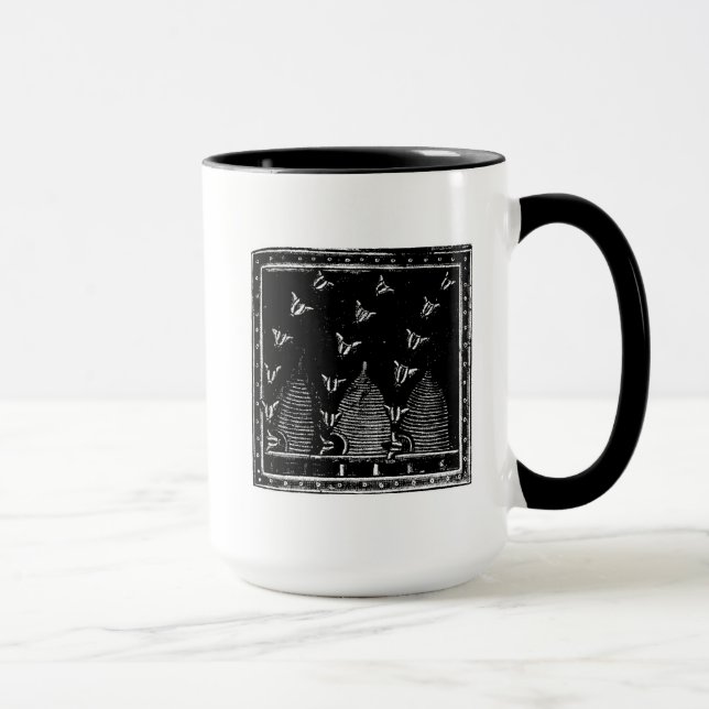 Las abejas de Tindr de 15 oz. Taza (Derecha)