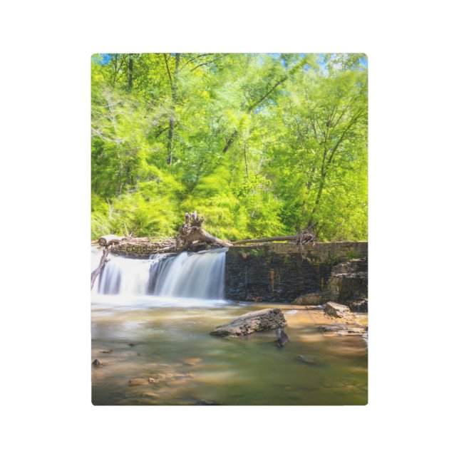 Las aguas del arte en el muro de Freemans Mill Par (Anverso)