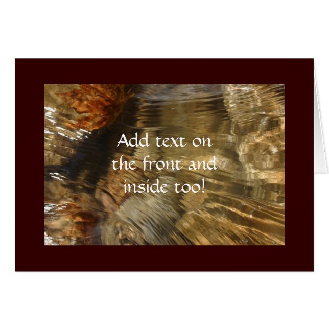 Las aguas todavía son profundas (Anverso (Horizontal))