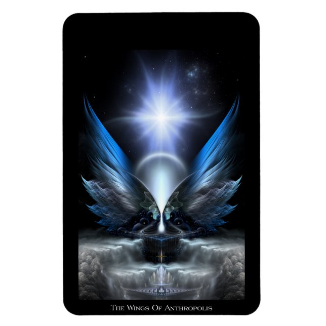 Las Alas De Anthropolis Imán De Foto (Vertical)