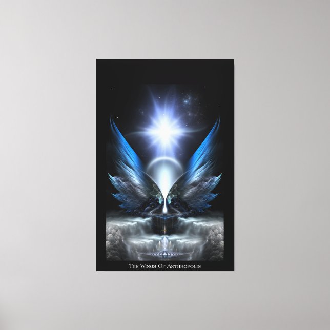 Las Alas De La Impresión De Canvas Antropolis (Anverso)