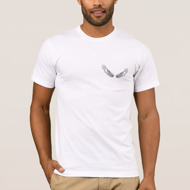Las alas tienen gusto de la camiseta del cristiano (Anverso)