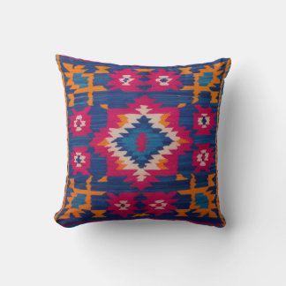 Las almohadas azules de Kilim para cada habitación