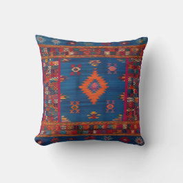 Las almohadas azules de Kilim para cada habitación