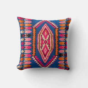 Las almohadas azules de Kilim para cada hogar: una