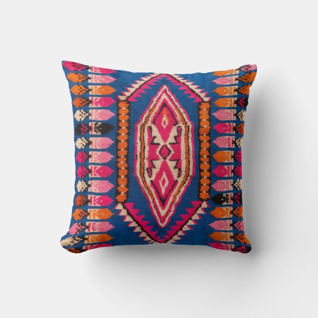 Las almohadas azules de Kilim para cada hogar: una (Anverso)