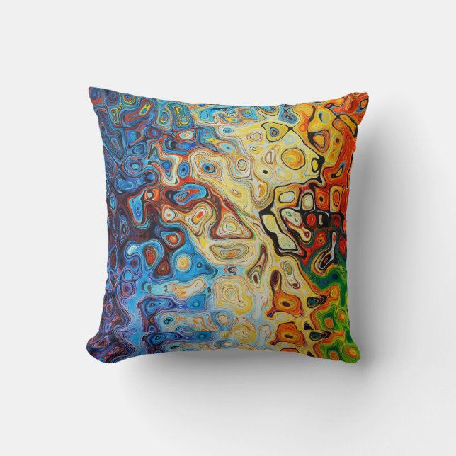 Las almohadas de colores vivos (Anverso)