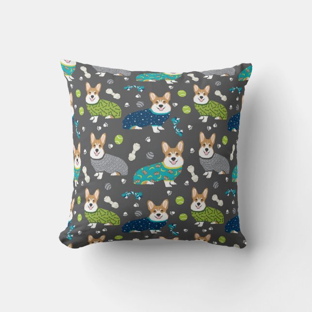 Las almohadas de Corgi's in Pjs (Anverso)