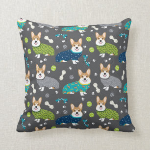 Las almohadas de Corgi's in Pjs