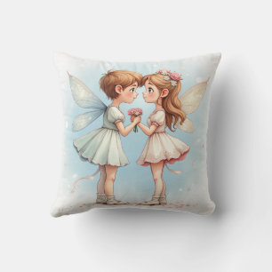 Las almohadas de hada de copo de nieve