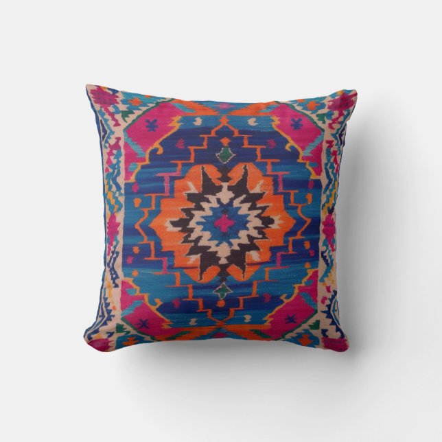 Las almohadas de kilim azul para cada espacio: ver (Anverso)