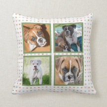 Las almohadas de la foto del mascota - haga una