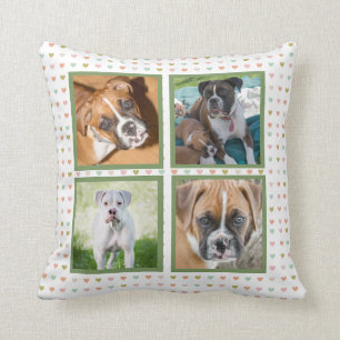 Las almohadas de la foto del mascota - haga una