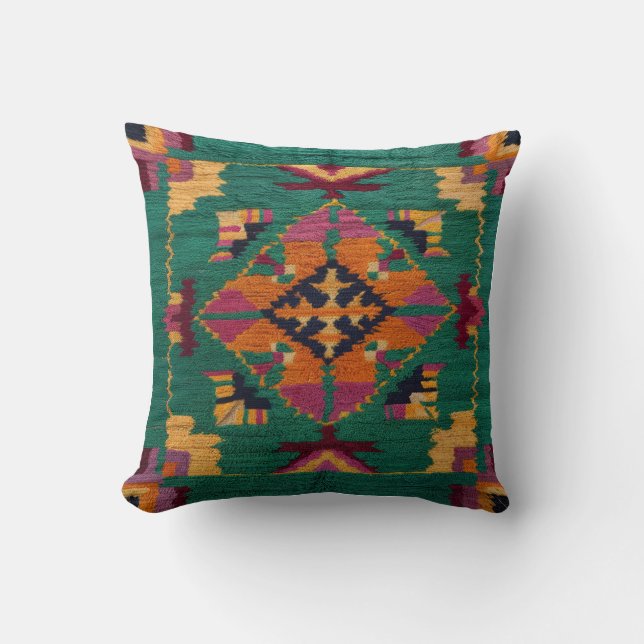 Las almohadas verdes de Kilim: un toque natural pa (Anverso)