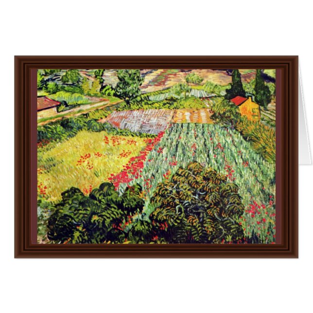 Las amapolas de Vincent van Gogh (Anverso (Horizontal))