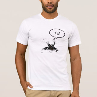 Las arañas necesitan la camiseta de los abrazos