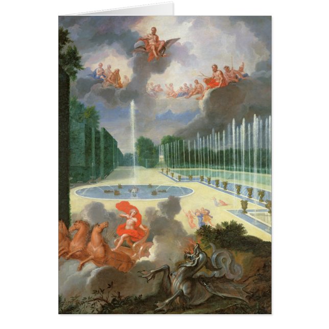 Las arboledas de Versalles. Vista de la piscina (Frente)