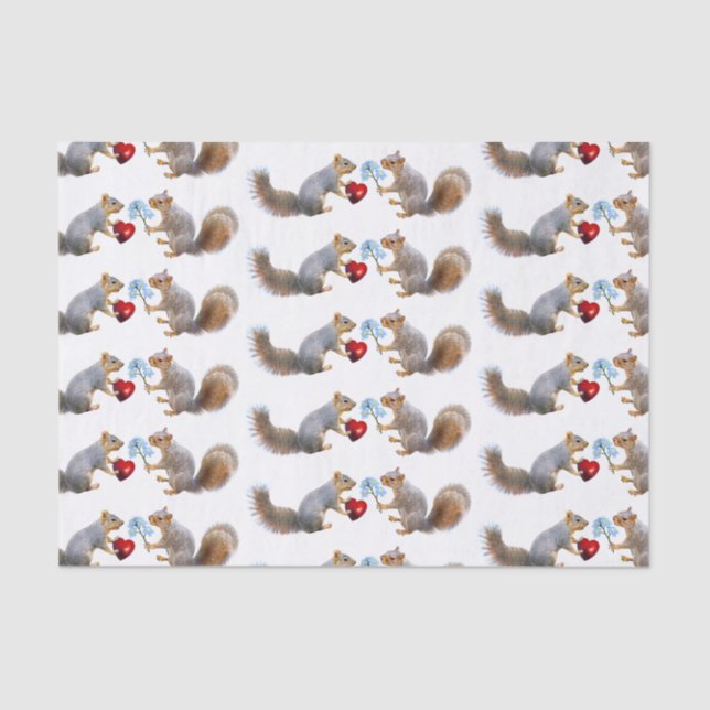 Las ardillas adoran papel de tejidos (Anverso)