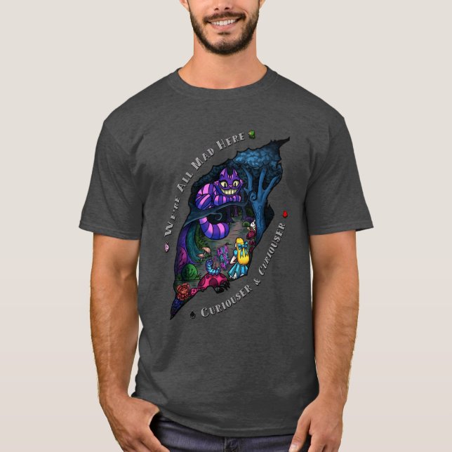 Las aventuras de Alicia en la camiseta del país de (Anverso)