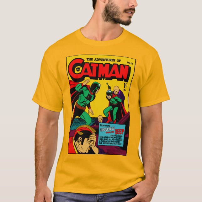 Las aventuras de la camiseta de Cat-Man (Anverso)