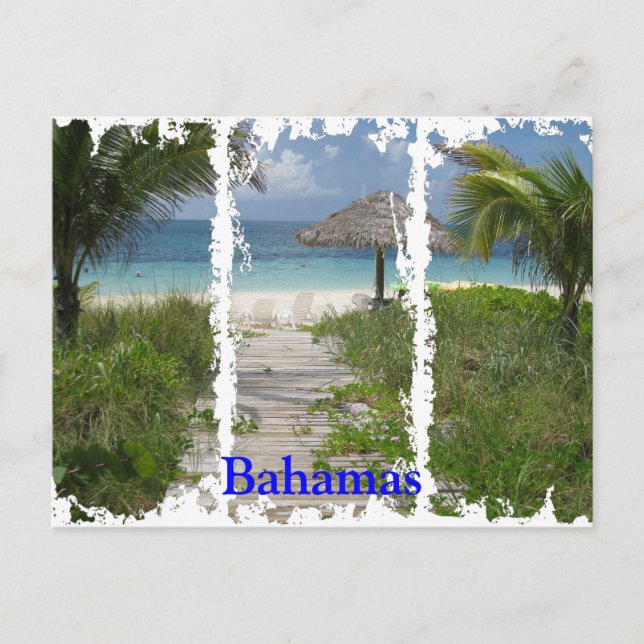 Las Bahamas sufrieron 3 postales (Anverso)