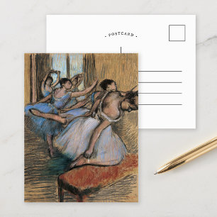 Las bailarinas   Tarjeta postal de Edgar Degas