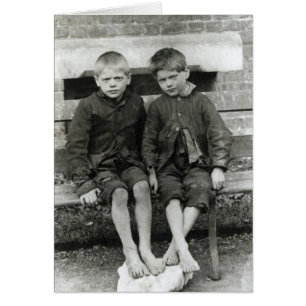 Las barriadas de Londres, los niños