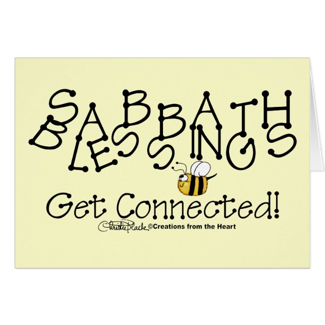 Las Bendiciones del Sabbath se conectan (Anverso (Horizontal))