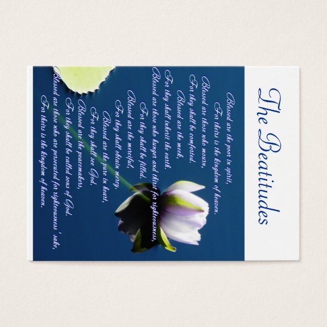 Las Bienaventuranzas compartiendo (Frente)