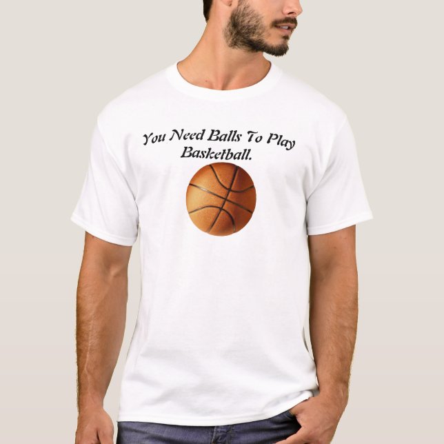 Las Bolas De Básquetbol Necesitaban Camisetas De M (Anverso)