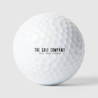 Las bolas de golf de la Compañía de Golf