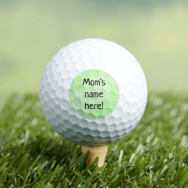 Las bolas de golf personalizadas de mamá (Camiseta in situ)