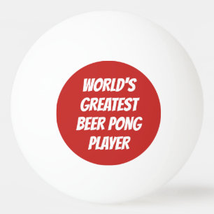 Las bolas de ping-pong más grandes del jugador de