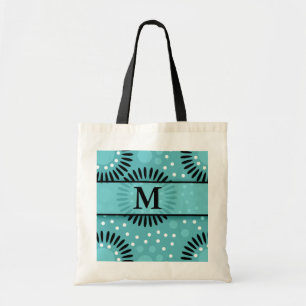 Las bolsas de asas cones monograma florales de los