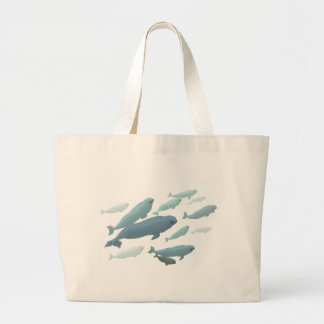 Las bolsas de asas de la ballena de la beluga y