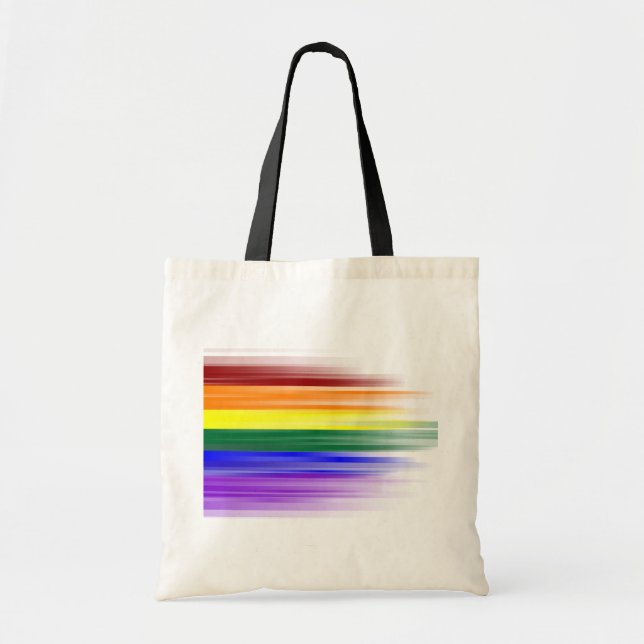 Las bolsas de asas de la bandera del arco iris (Frente)