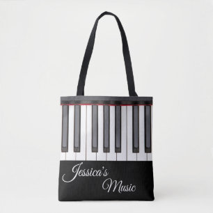 Las bolsas de asas de la música del piano para lo