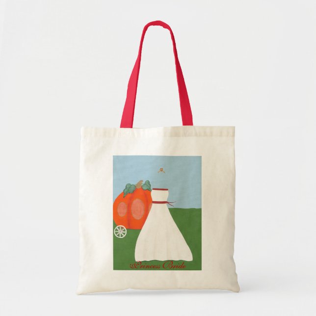 Las bolsas de asas de princesa Bride Canvas (Frente)