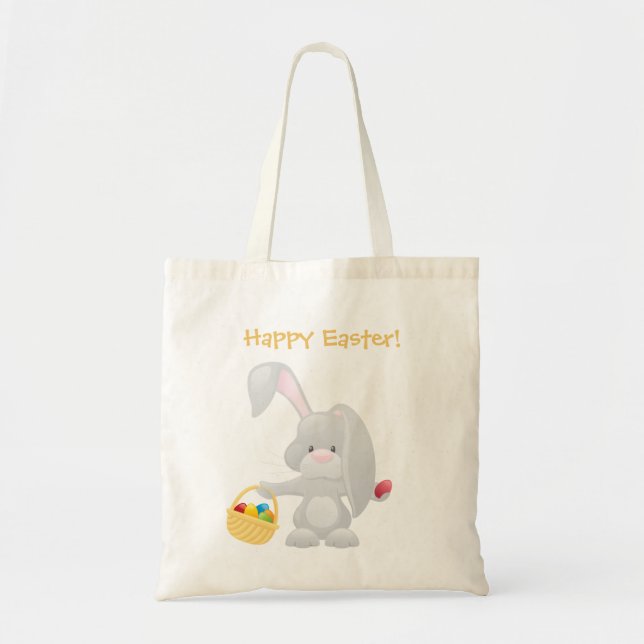 Las bolsas de asas del conejito de pascua (Frente)