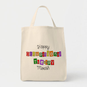 Las bolsas de asas del mes de la terapia