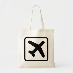 Las bolsas de asas del transporte aéreo del icono