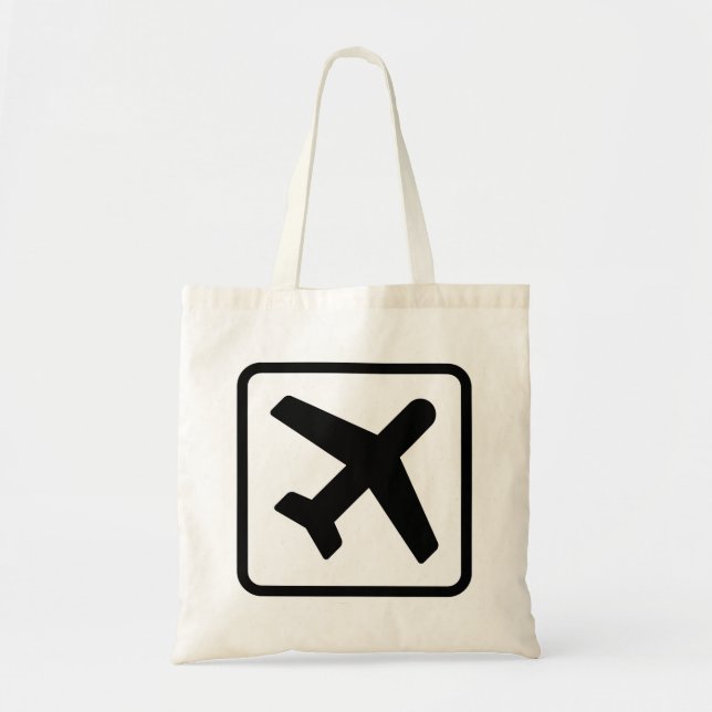 Las bolsas de asas del transporte aéreo del icono (Frente)