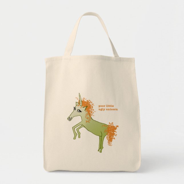 Las bolsas de asas del "unicornio feo" (Frente)