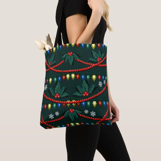 Las bolsas de asas festivas del día de fiesta de (Detalle)